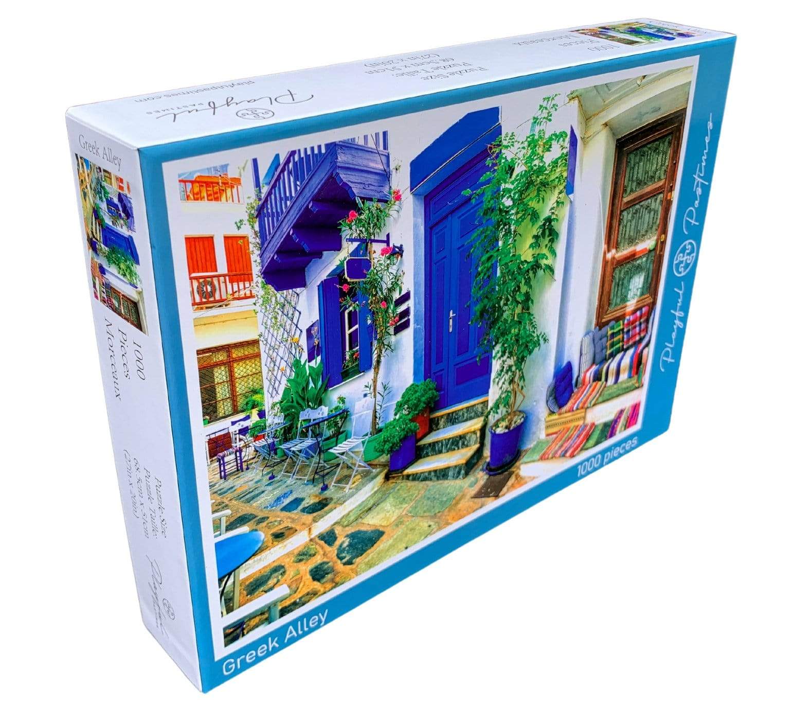 Playful Pastimes Jigsaw Puzzle Greek Alley | 1000 pieces Puzzle
