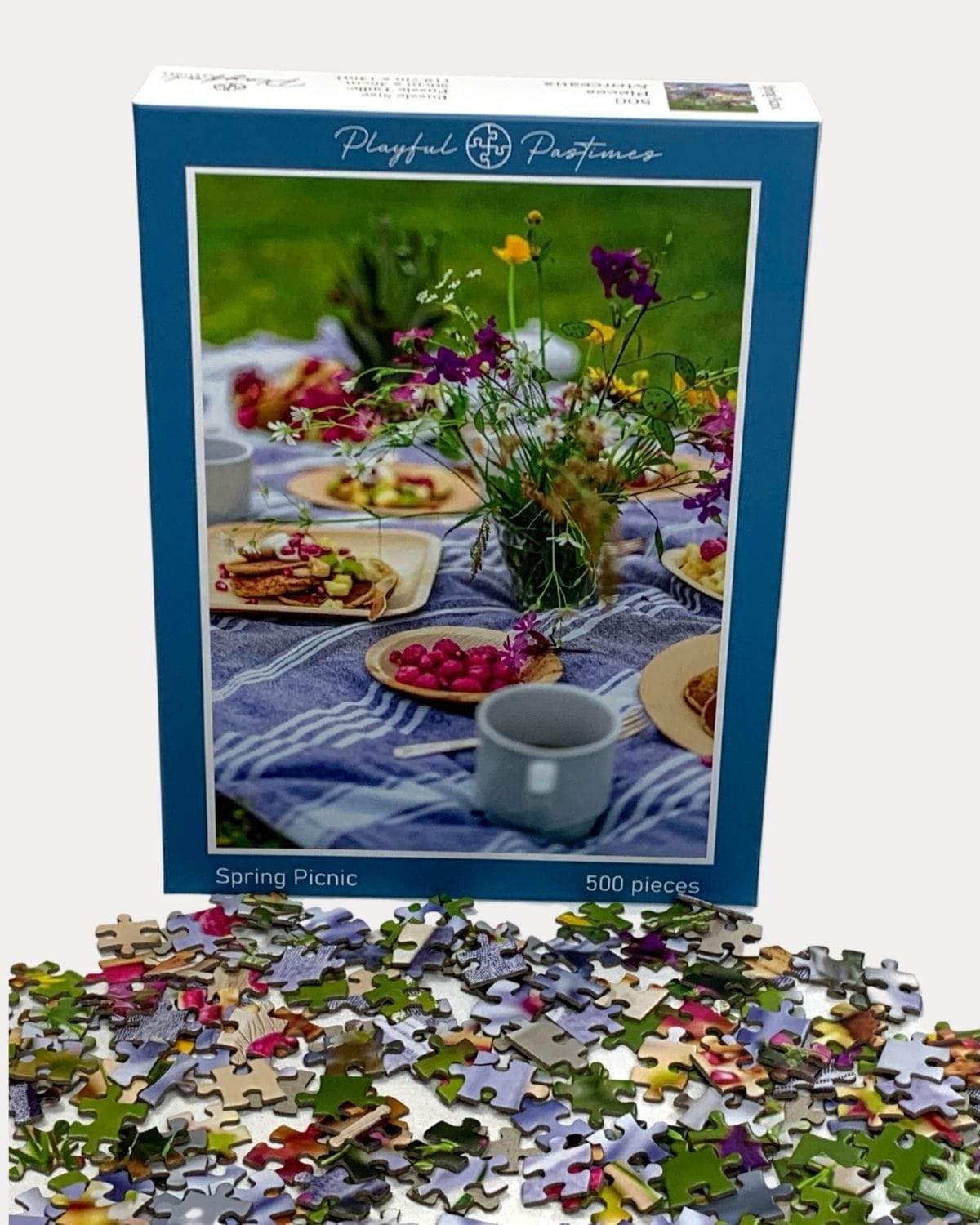 Playful Pastimes Jigsaw Puzzle Spring Picnic | 500 pieces Puzzle