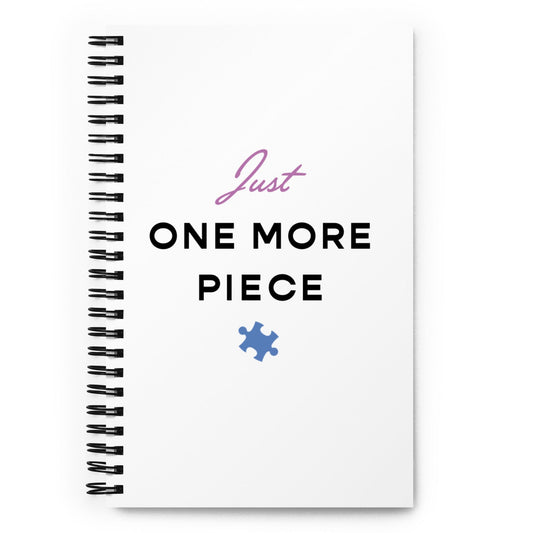 Playful Pastimes Puzzle Themed Spiral notebook Notebook