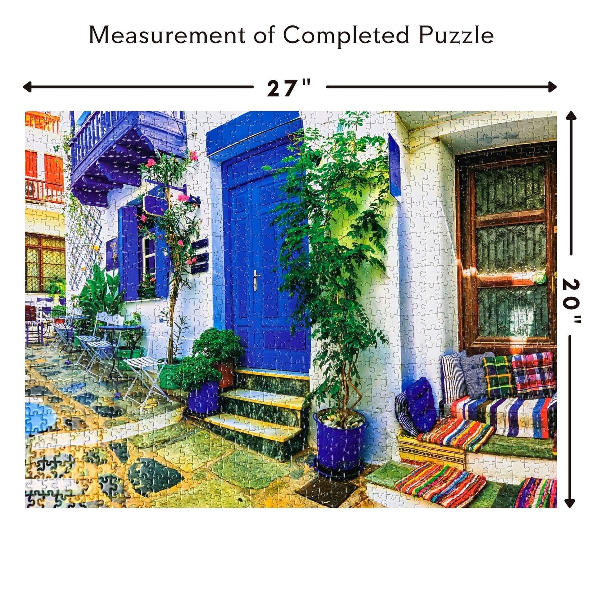 Playful Pastimes Jigsaw Puzzle Greek Alley | 1000 pieces Puzzle
