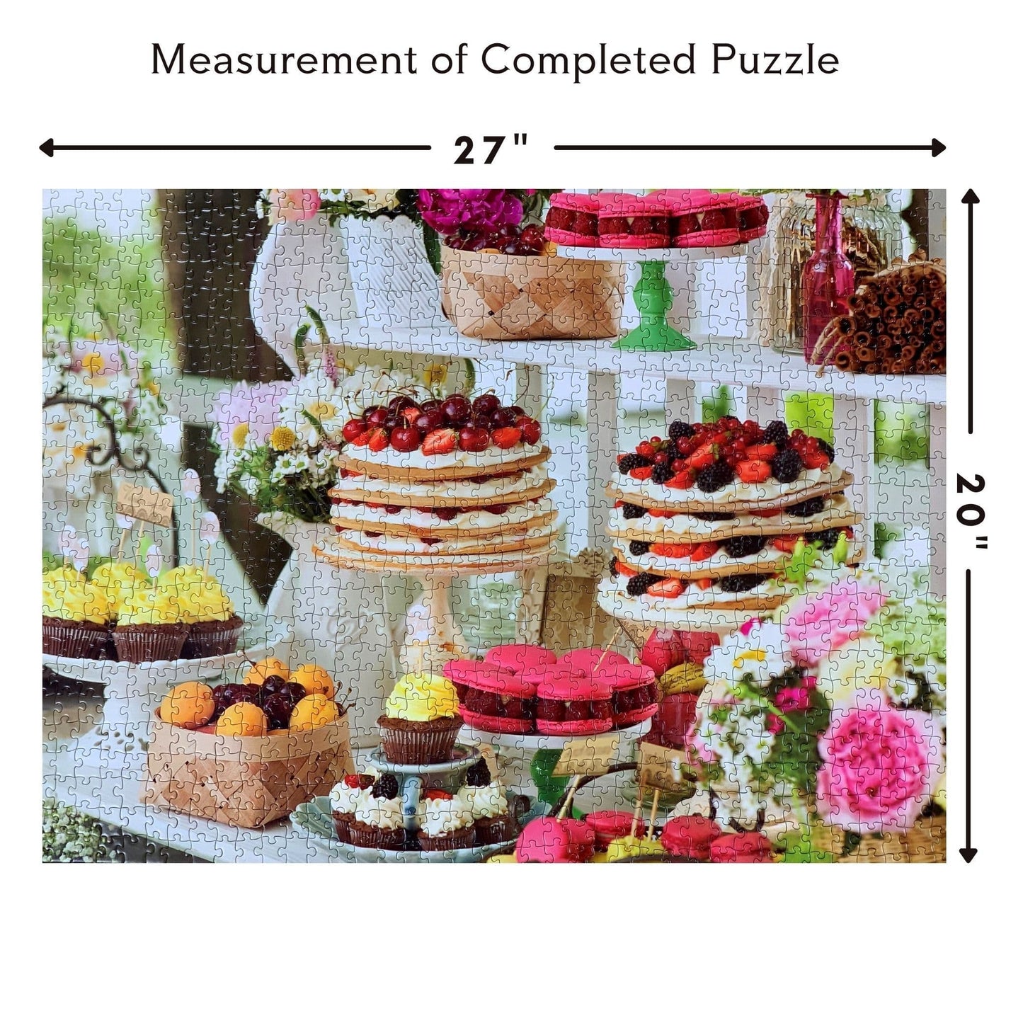 Playful Pastimes Jigsaw Puzzle Fruity Sweets | 1000 pieces Puzzle